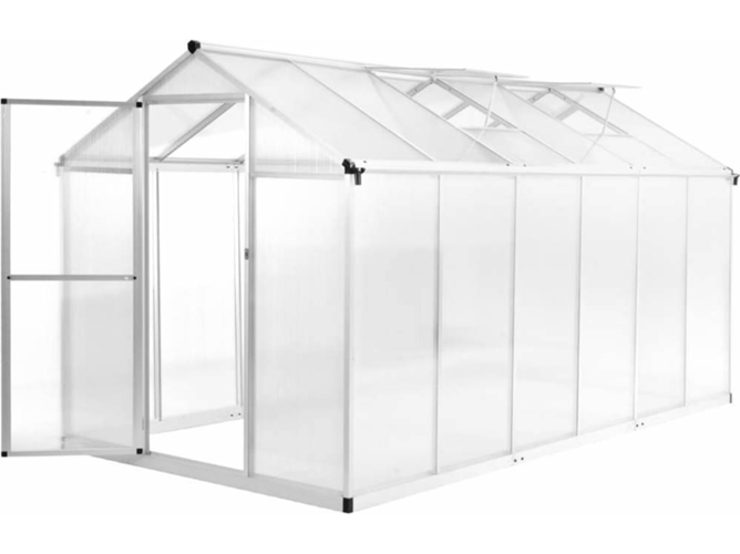 Invernadero VIDAXL de Aluminio 362x190x195 cm 13,41 m³