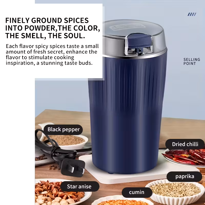 Molinillo de café eléctrico de alta potencia de 200 W, molinillo de especias Stelasplen para café expreso