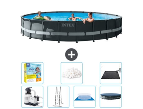Piscina Tubular INTEX 26334GN-CB50 (30079 L - 610x122cm)