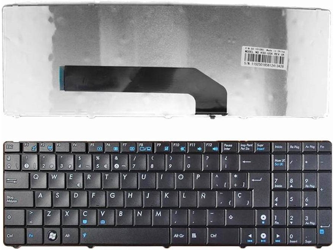Teclado para Portátil Asus X5D F52 K50 K70 P50