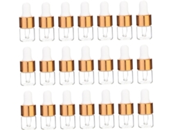 100 Pièces Flacons Verre Para Huiles Esencialles Bouteilles Vides Transparentes Voyage Y Stocka...