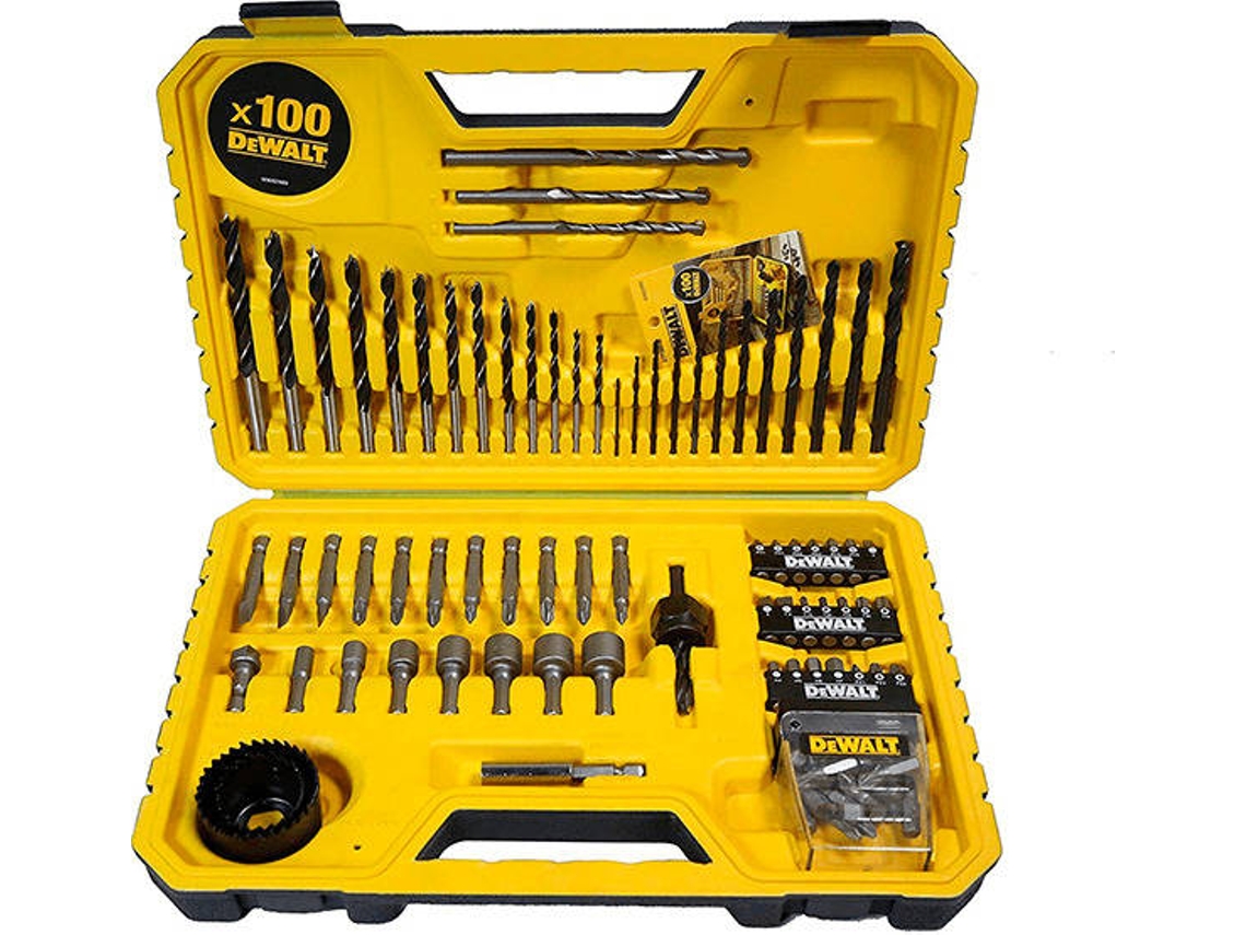 Conjunto de 100 Piezas DEWALT para Perforar Y Atornillar