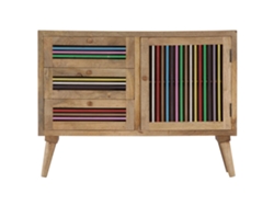 Maison Exclusive - Aparador De Madera Maciza De Mango 100x30x75 Cm
