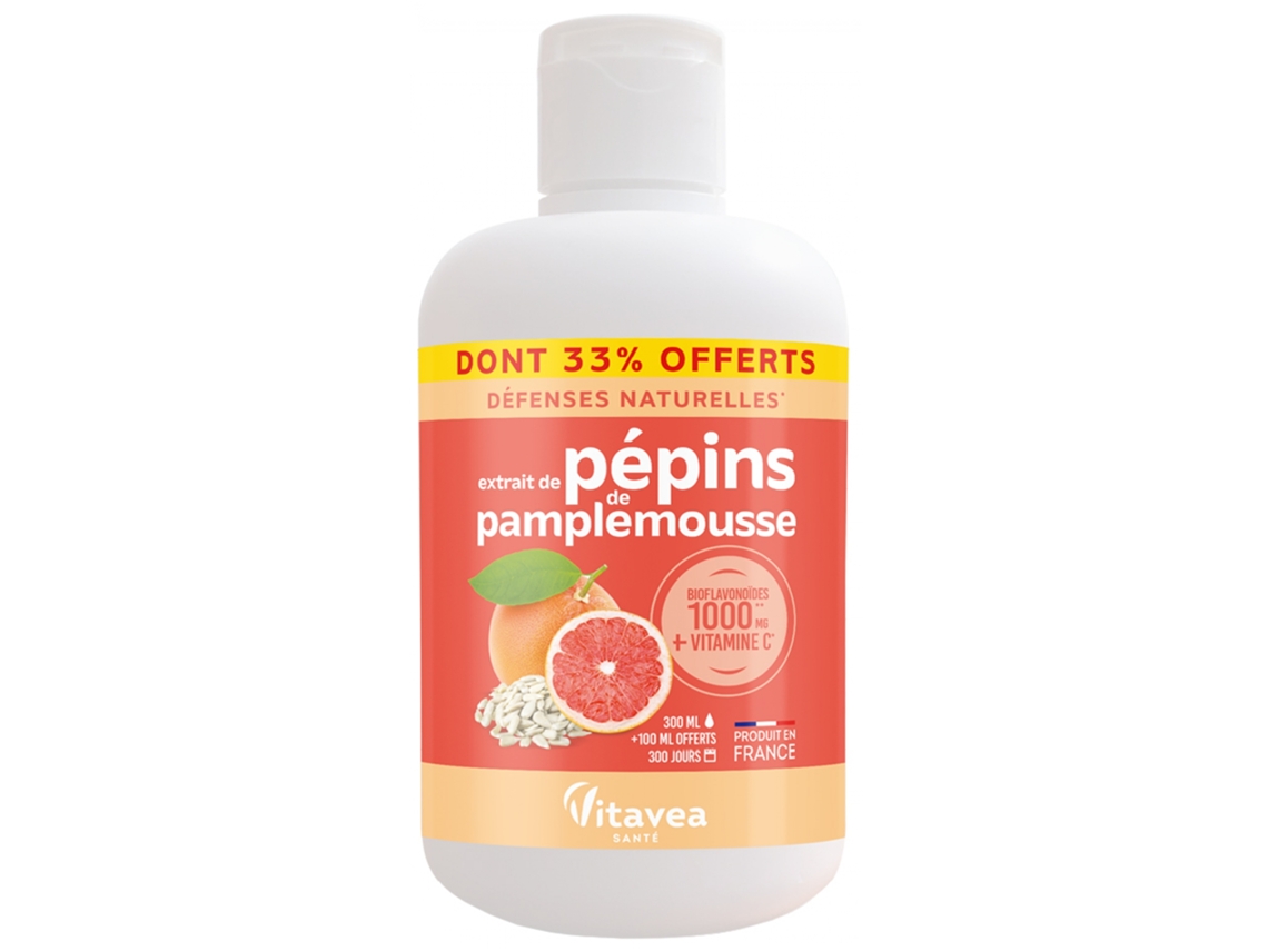 Extracto de Semillas de Pomelo 200 Ml 100 Ml Gratis VITAVEA