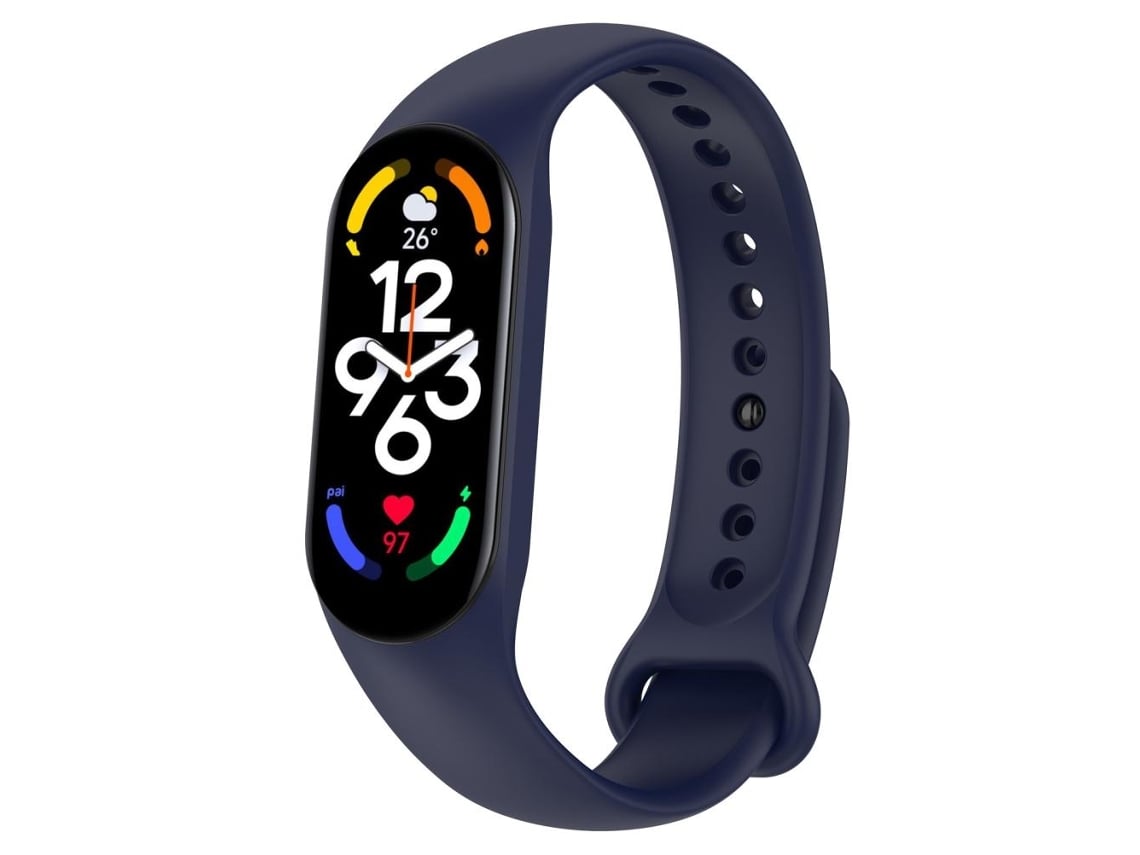 Pulseiras De Reposição Compatíveis Com Xiaomi Band 7 Pulseiras De Silicone Respiráveis Para Smartwatch