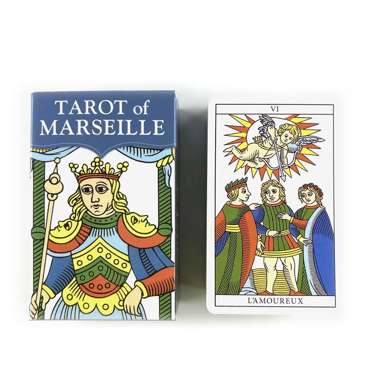 Tarot De Marsella Mini (78 Cartas) Juego De Mesa De Bolsillo