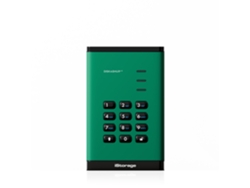 Diskashur3 Hdd Disco Externo 500 Gb 2.5 Usb Tipo C 3.2 Gen 1 Verde Istorage (3.1 Gen 1)