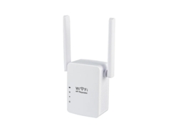 Repetidor/AP Wifi, extensor de alcance inalámbrico, amplificador de señal de punto de acceso de 300 Mbps con antenas duales para casa y oficina Yizhood (blanco)
