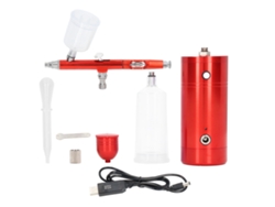 Mini Kit De Aerógrafo Inalámbrico Recargable Para Tatuajes, Pintura De Maquetas Y Decoración De Pasteles.