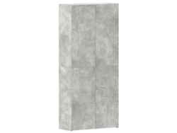 Zapatero | Armario Para Zapatos Con Estante Gris 80 X 35.5 X 180 Cm