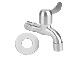 Válvula de grifo de acero inoxidable 304 (lavadero de cocina)