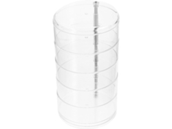 Almacenamiento Anillos Ps Transparente Multicapa Capacidad Compartimentos Tocador Color Caja Gran Baño