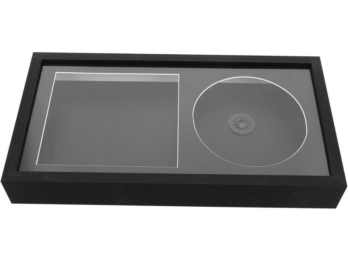 Marco Vacío Álbumes Vinilo Soporte Organizador Resistente Cd Ideal Protección Exhibición Discos Montados Pared