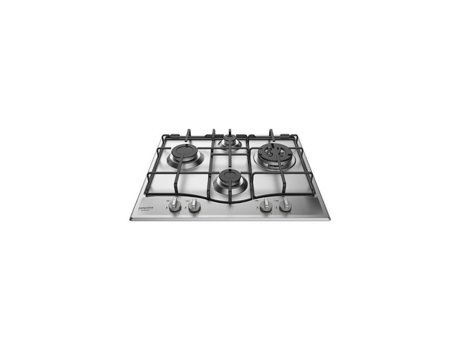 Estufa de Gas HOTPOINT Pcn 642 T-Ix-Har Acero Inoxidable 4 Quemadores Seguridad Gas