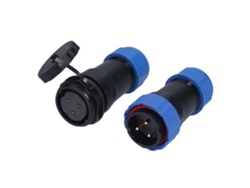 Conector aéreo impermeable de 3 pines macho Hembra Antioxidante SP28 IP68 Amplia aplicación