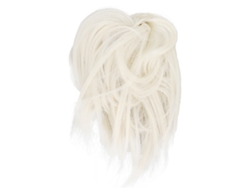 Aplique de cabelo com coque despojado moderno, 2026 peças, para mulheres.
