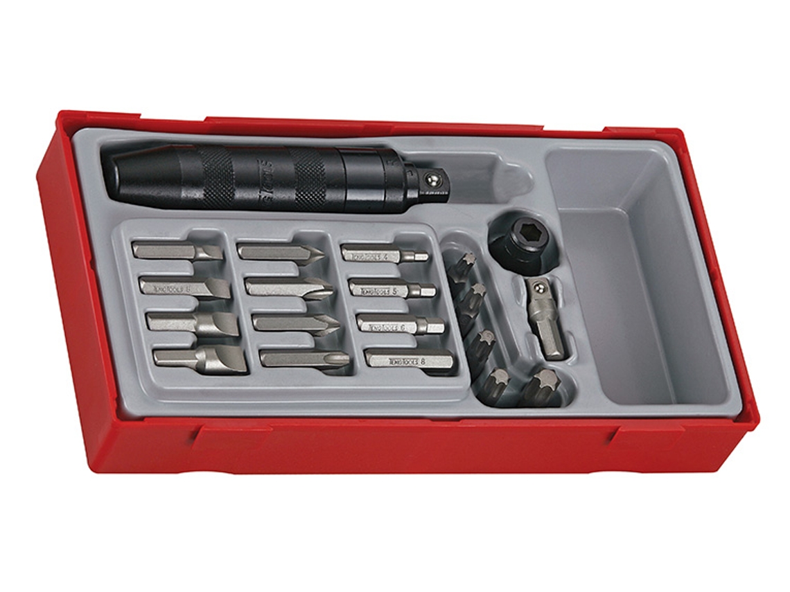 Tengtools 102100104 Jgo Destornillador De Impacto Ttid20 - 1/2 20 Pzas
