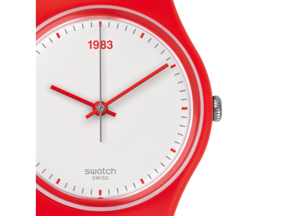 Reloj SWATCH Schwiizitude Gr168 Mujer Pl stico y Silicona Rojo