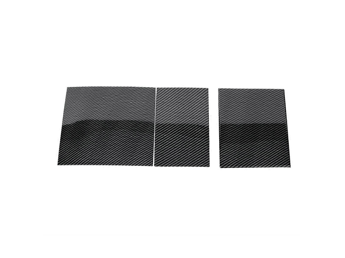 Protector de panel central Modelo 3 2024 Kit de fibra de carbono ABS Sobre