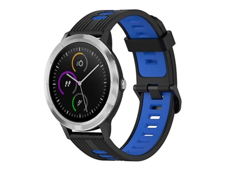 Correa Smartwatch Para Garmin Vivoactive3 20Mm Negro-Azul VENISYMLIS