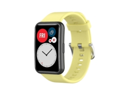 Pulsera de silicona plateada con hebilla de acero para Huawei Watch Fit Edición Especial