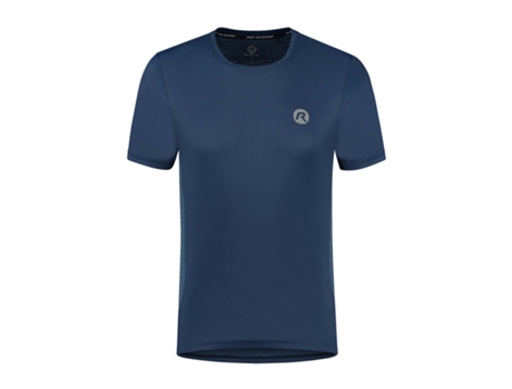Camiseta de Hombre para Running ROGELLI Core Poliéster Azul (2XL)