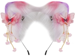 Diadema Unisex Sweet Students Para Tomar Fotos Con Orejas De Gatito/mariposa