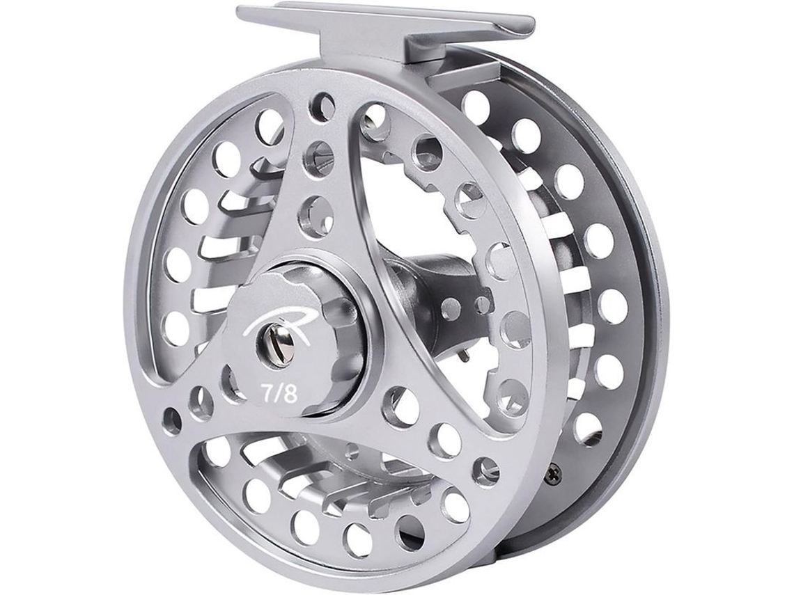 Carrete De Pesca Con Mosca De Aleación De Aluminio (plateado)