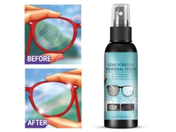 Spray Para Eliminar Arañazos De Lentes, Gafas Y Parabrisas. Reparador De Cristales Líquidos. 100 Ml.
