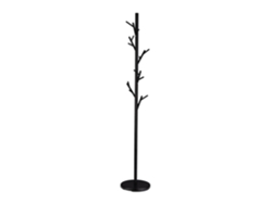 Bengaleiro Relaxdays, Metal, 12 Ganchos, Hxd: 176 X 30 Cm, Em Forma De Árvore, Suporte Estável, Preto