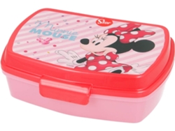 Lonchera MINNIE MOUSE (Rosa - Plástico - 5.6 x 17 x 14 cm)