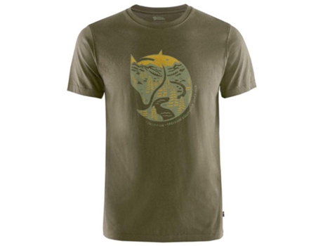 Camiseta de Hombre FJÄLLRÄVEN Arctic Fox Verde