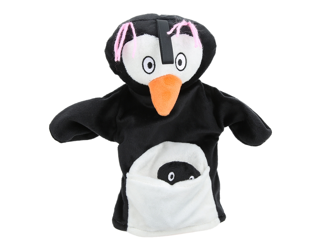 Marionetas De Dedo Con Forma De Animales, Juguetes De Peluche Educativos Para Bebés, En Blanco Y Negro.