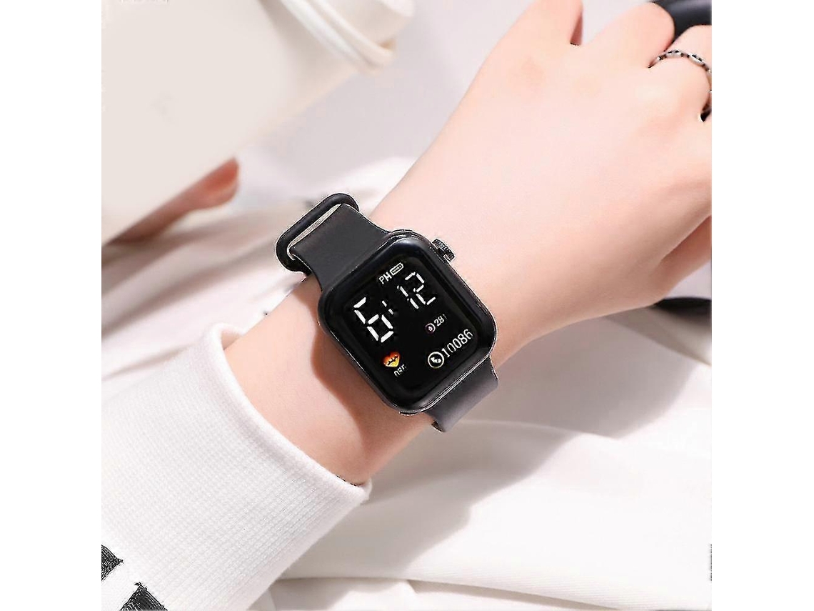 Reloj digital LED para niños, resistente al agua, para niños y niñas, nuevo modelo Fcy Ly Ebike, 2024