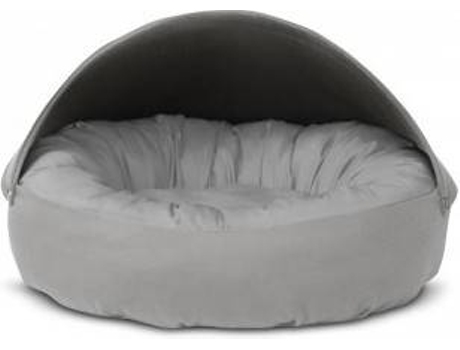Cama Redonda para Perros y Gatos GAUTY Tela de sarga (Gris - 57 cm)