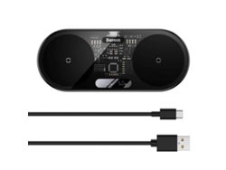 Cargador Inalámbrico BASEUS Dual USB-C 20W Negro