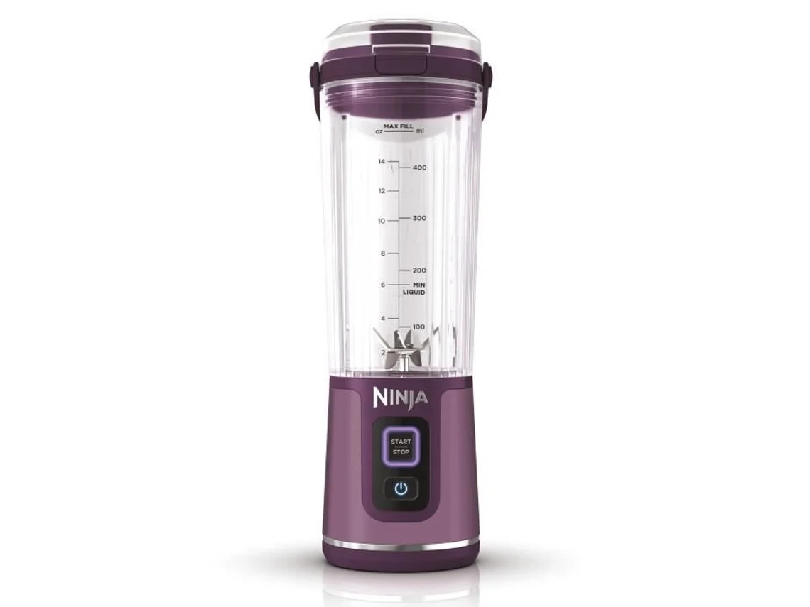Batidora de vaso Ninja Blast BC151EUPR, 530 ml, 2 horas de autonomía, sin BPA, color morado
