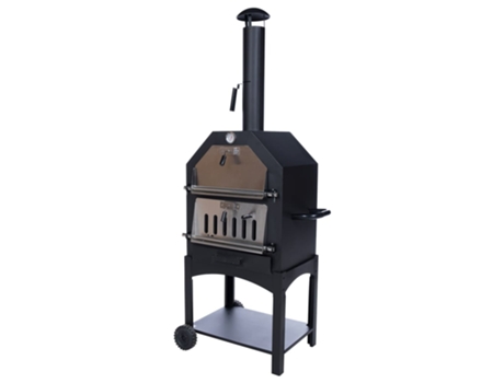 BBGRILL Horno de pizza de exterior Lorenzo negro LOR17