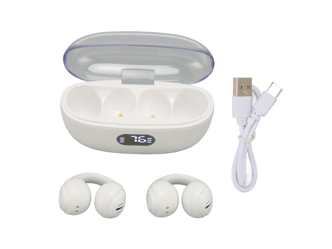 Auriculares Bluetooth 5.3 Con Clip Para Conducción Ósea, Resistentes Al Agua Ipx4, Diseño Abierto Para Deportes Y Viajes.