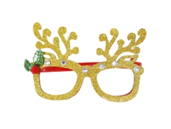 Gafas navideñas, gafas con montura brillante, decoración para fiestas. TRUYUETY
