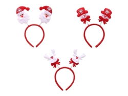3 Tiaras Navideñas Preciosas, Adornos Para Fiestas Navideñas, Accesorios Para Adultos Y Niños.