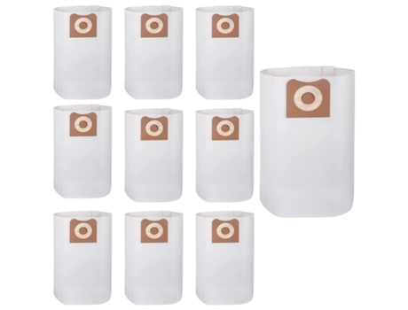 Acessórios de Aspirador Paquete de 10 Vf3502 Reemplazo de bolsa de polvo de alta eficiencia para filtros de vacío húmedo/seco de 12-16 galones