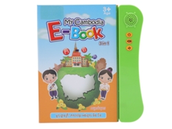 Ats-libro Interactivo Con Audio En Inglés, Chino Y Camboyano Juguete Educatsivo Electrónico Amarillo