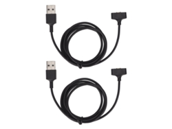 Cabo De Carregamento Usb Para Smartwatch Fitbit Ionic 2 Unidades 1m/3.3ft Carregamento Rápido Universal