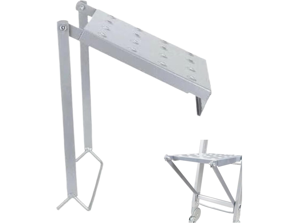 Soporte Para Trabajos En Escalera - Accesorios De Plataforma De Acero Inoxidable - Extensión Con Capacidad De