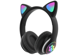 Auriculares Inalámbricos Con Oreja De Gato, Auriculares Bluetooth Con Iluminación LED NICECEE