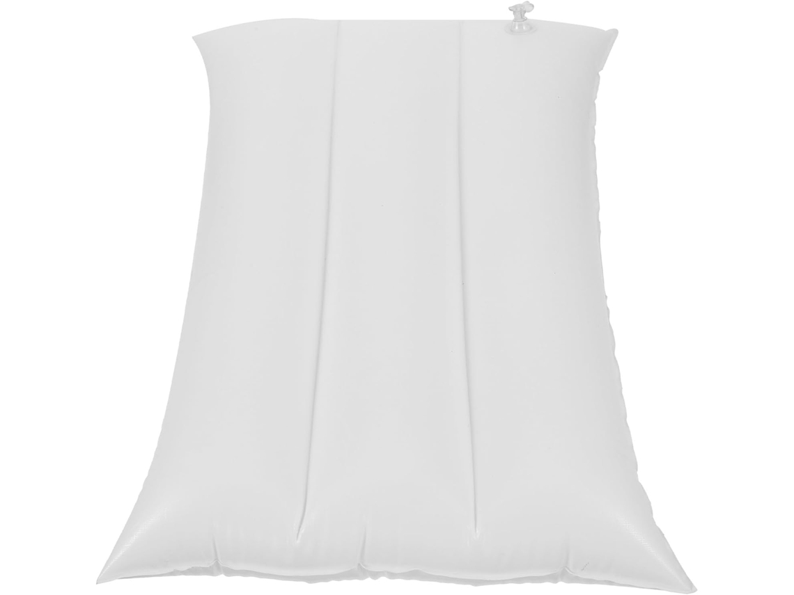 Reposapiés Cojín Almohada Inflable Viaje Pvc Blanco Ergonómico
