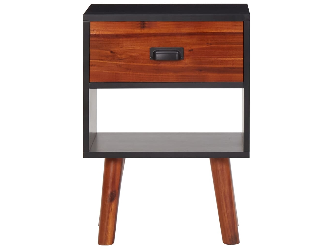 Maison Exclusive - Mesita De Noche De Madera De Acacia Maciza 40x30x57 Cm