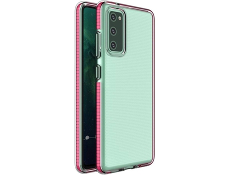 Carcasa Samsung Galaxy S20 FE 5G LMOBILE Spring Rosa - Transparente