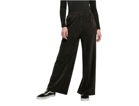 Pantalones de Chándal para Mujer URBAN CLASSICS (2XL - Negro)